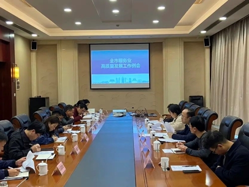 市“5+4”服务业高质量发展攻坚行动工作专班召开工作例会